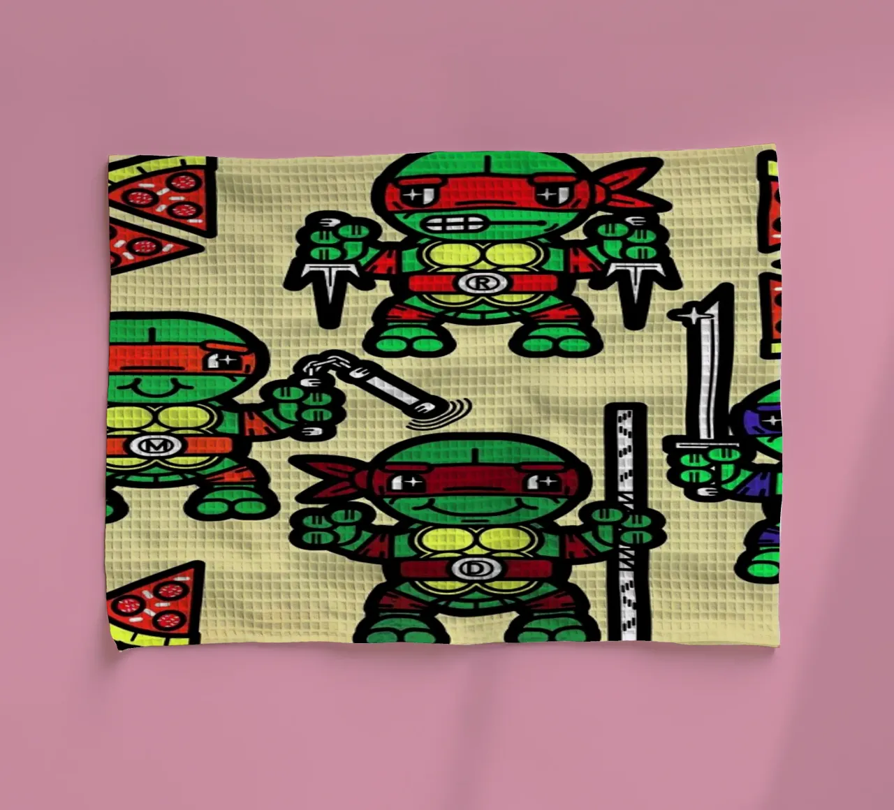 Pizza Party canovaccio da cucina da Chobopop