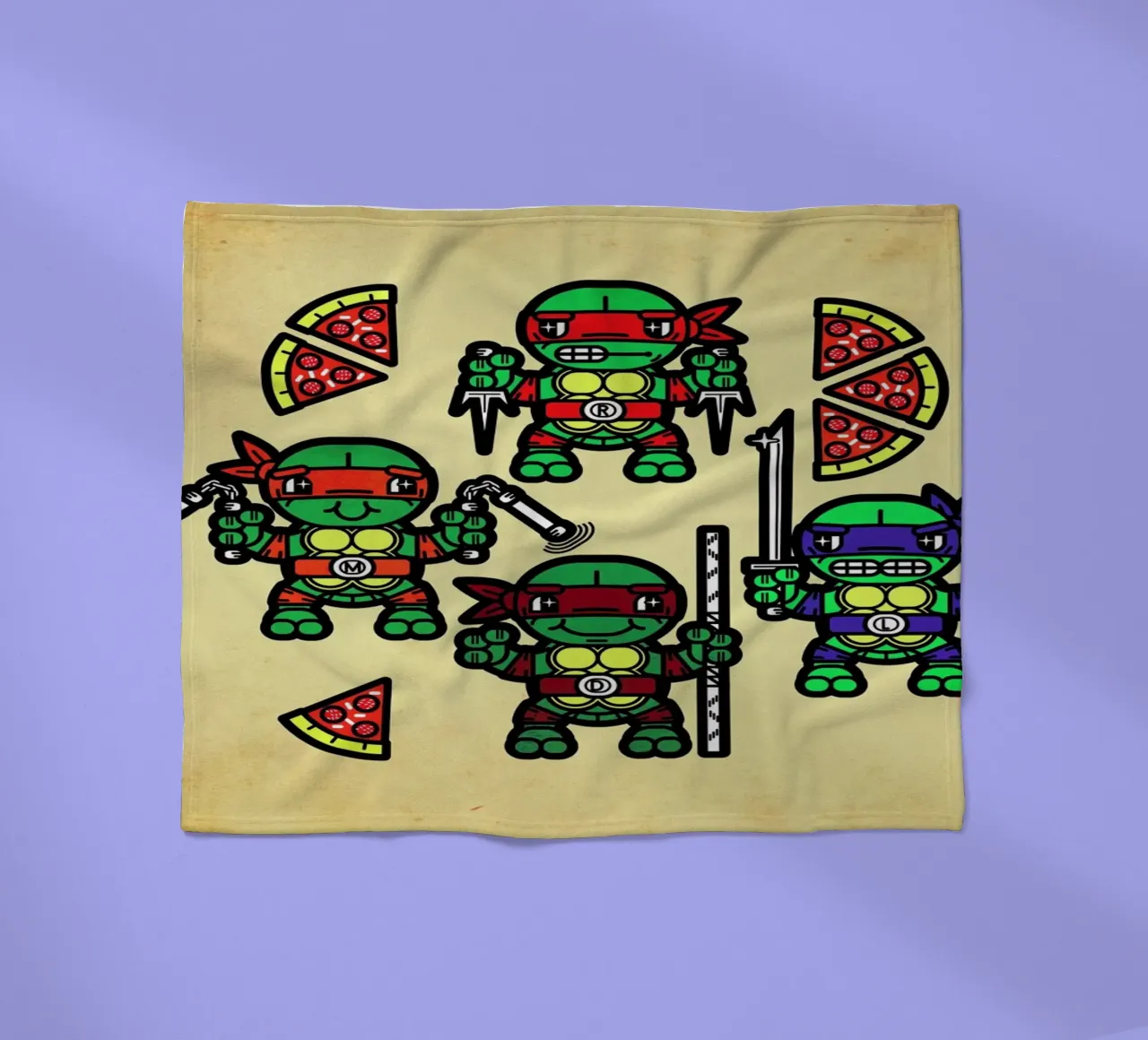 Pizza Party coperta in pile da Chobopop