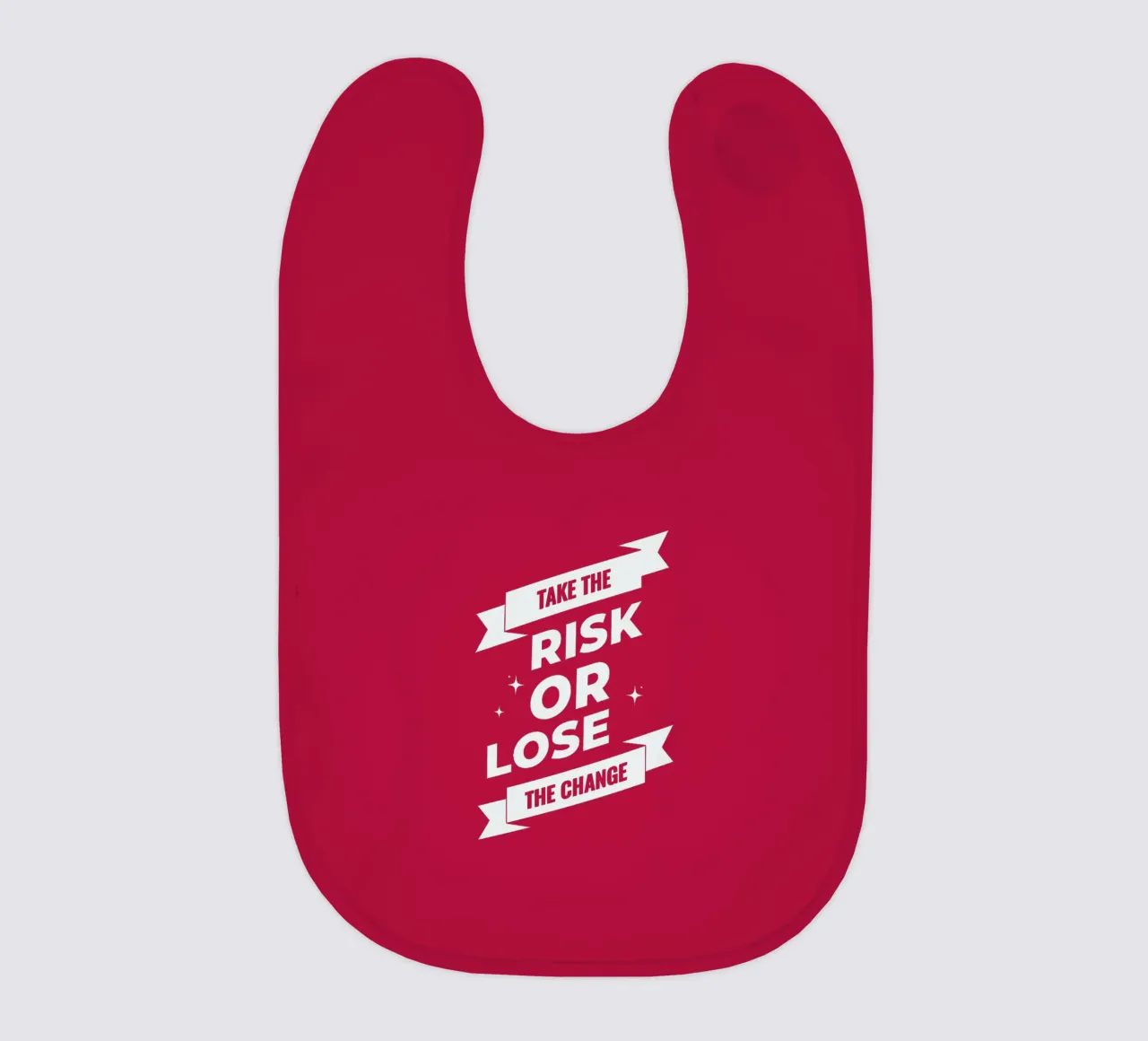 Das Risiko eingehen oder den Change verlieren Babylätzchen von Gunawan Rb