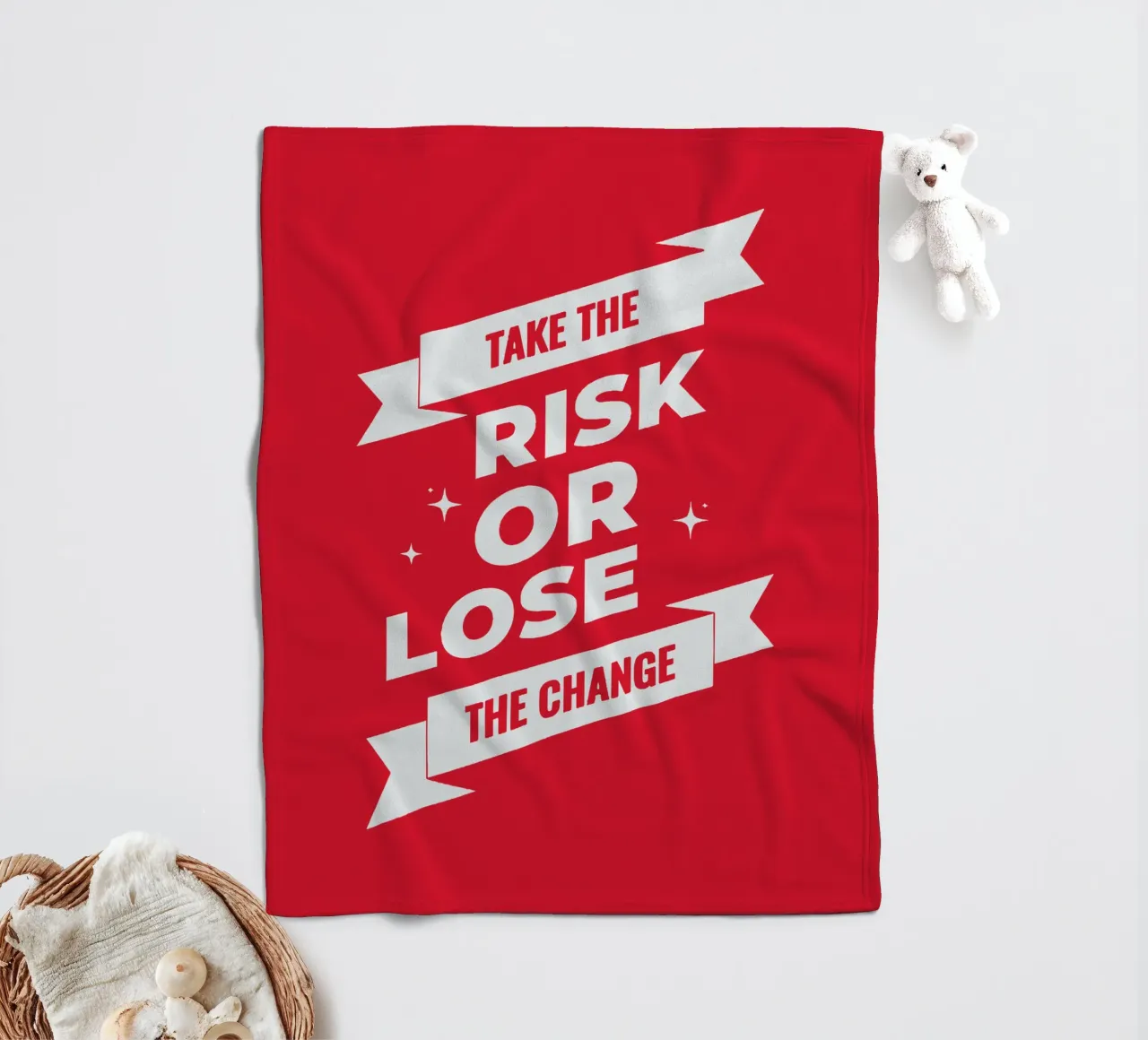 Take the risk or lose the Change Fleecedecke von Gunawan Rb