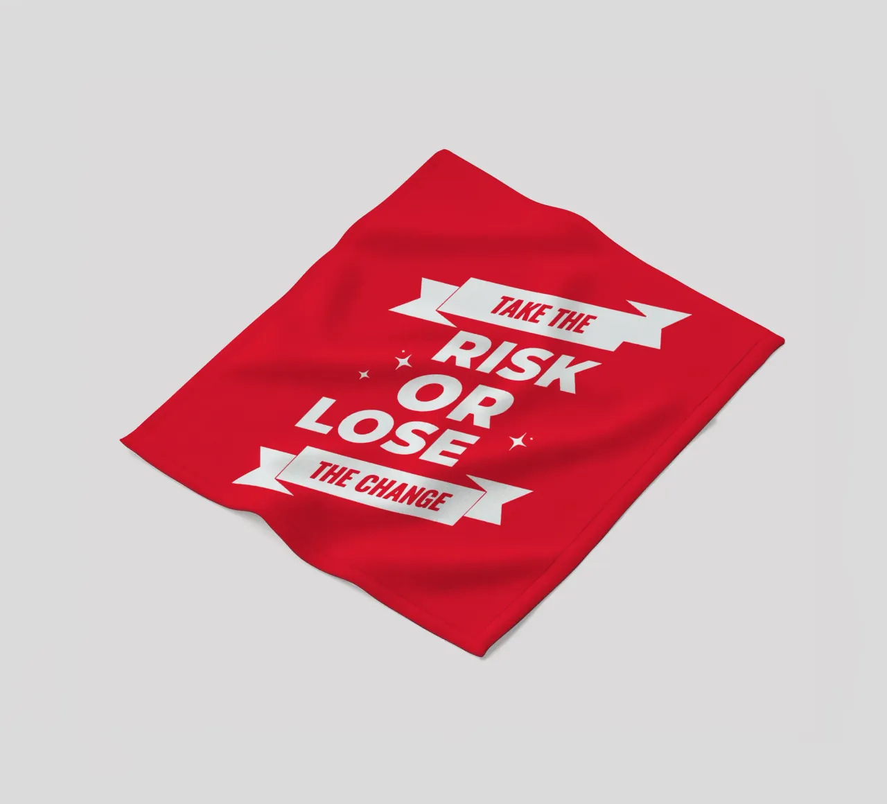 Take the risk or lose the Change Fleecedecke von Gunawan Rb