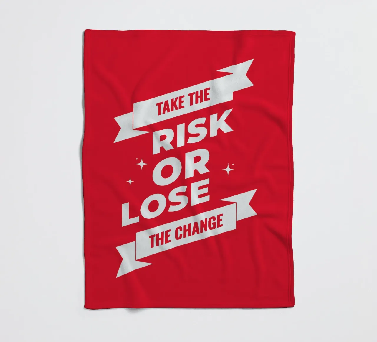 Take the risk or lose the Change Fleecedecke von Gunawan Rb