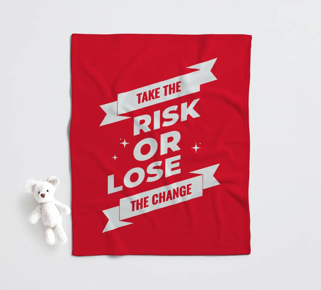 Take the risk or lose the Change Fleecedecke von Gunawan Rb