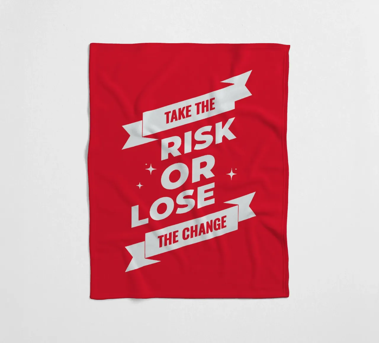 Take the risk or lose the Change Fleecedecke von Gunawan Rb
