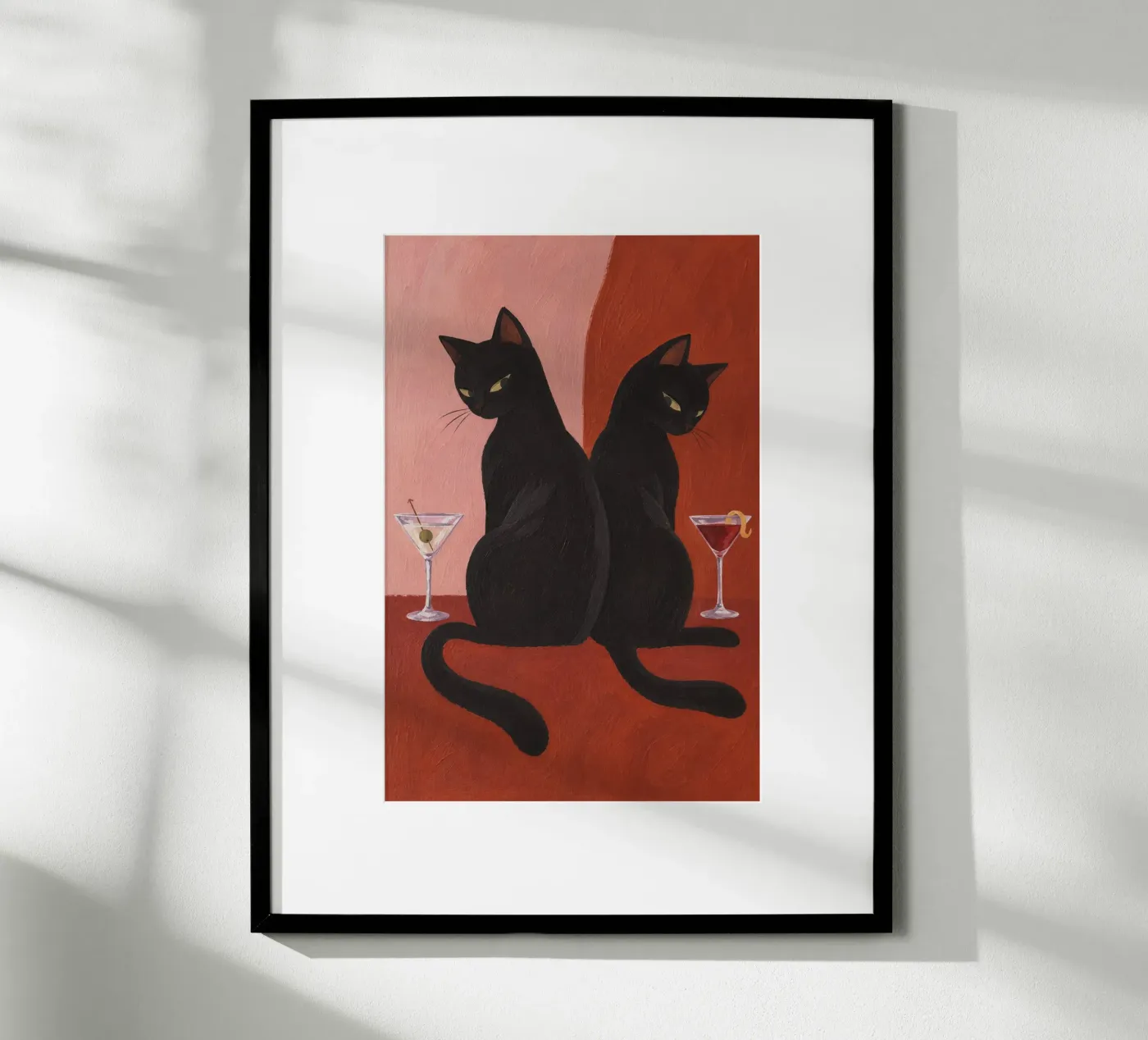 Gatti e cocktail poster da Kunstsache Food