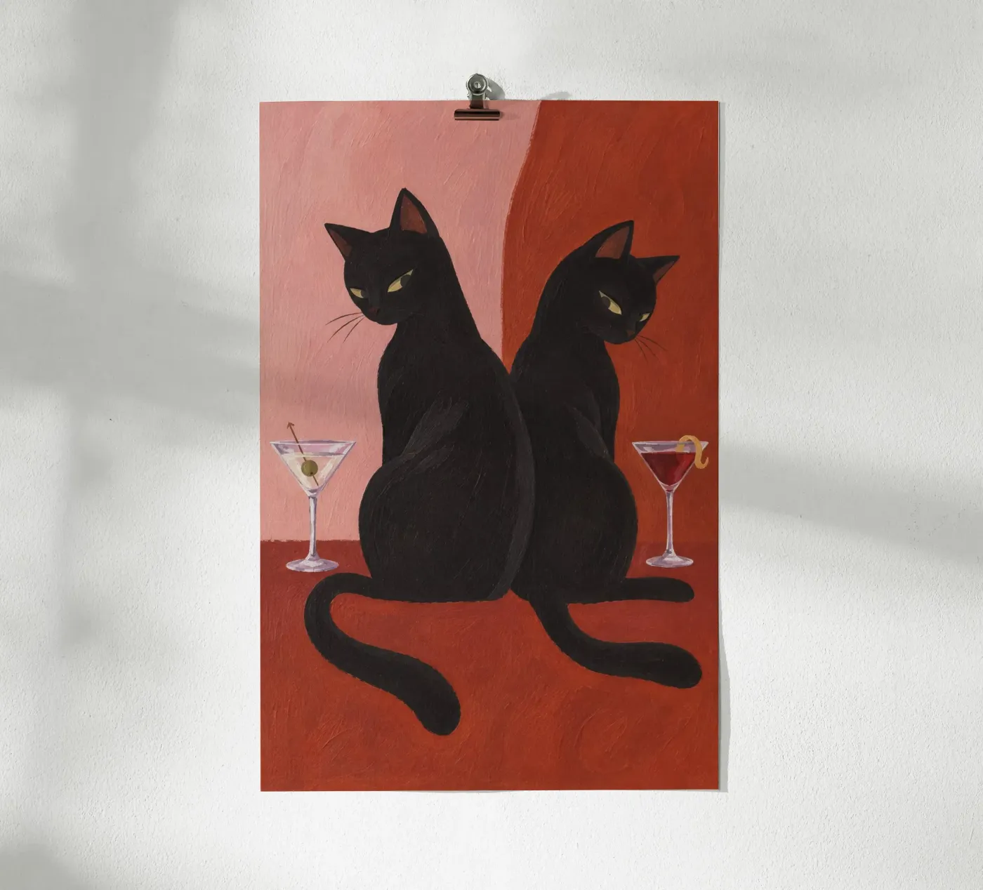 Gatti e cocktail poster da Kunstsache Food