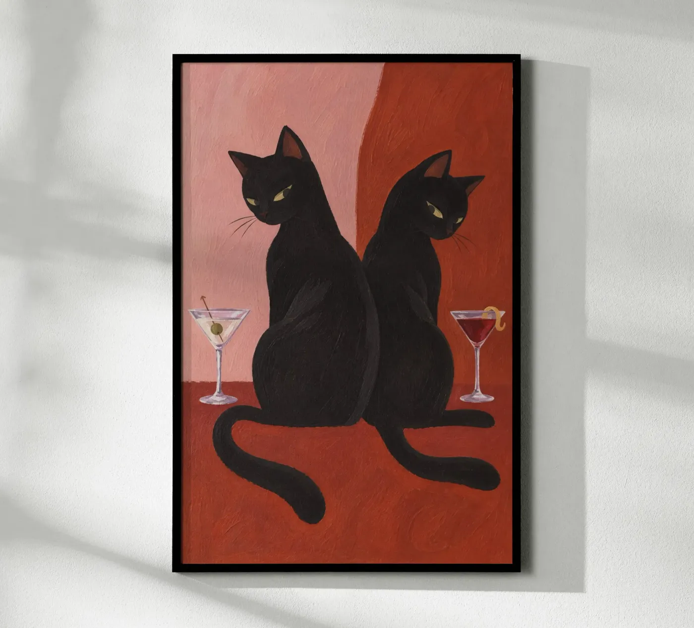 Gatti e cocktail poster da Kunstsache Food