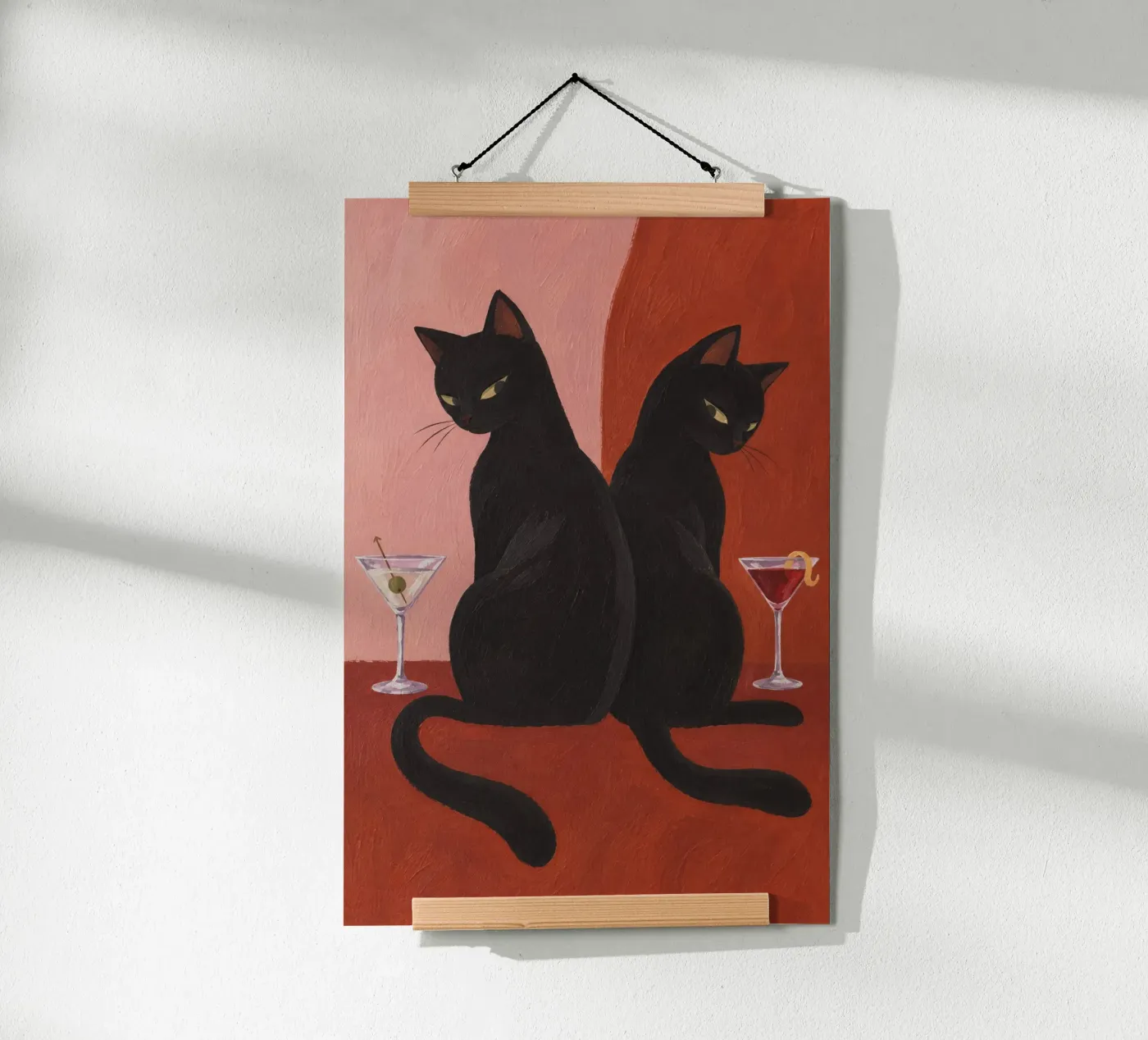 Gatti e cocktail poster da Kunstsache Food