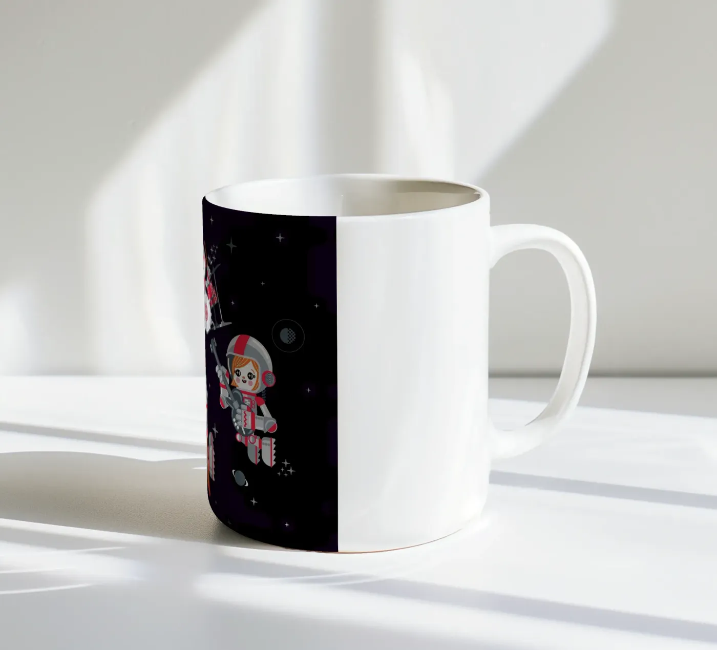 Space Rock ceramic mug by Chobopop