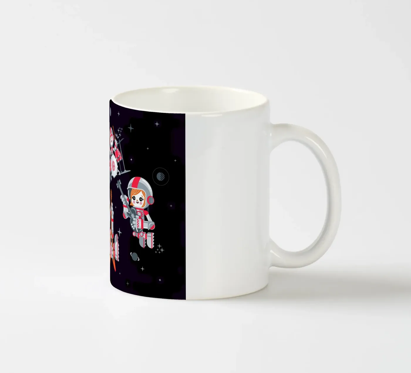 Space Rock ceramic mug by Chobopop