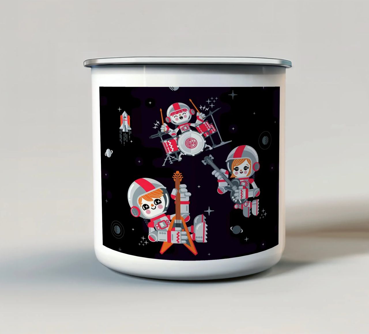 Space Rock tazza in smalto da Chobopop
