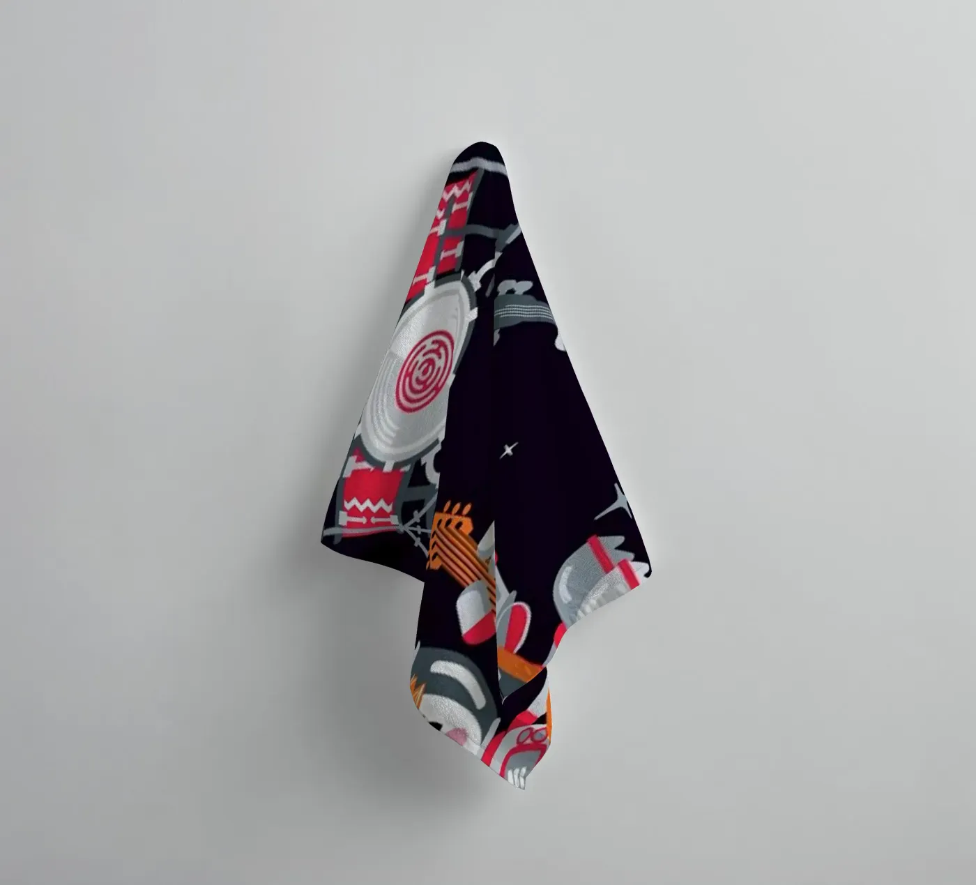 Space Rock badhanddoek van Chobopop
