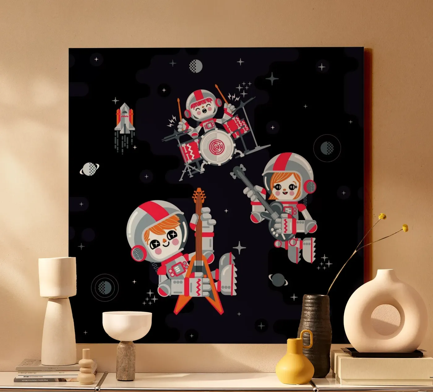 Space Rock tela da Chobopop