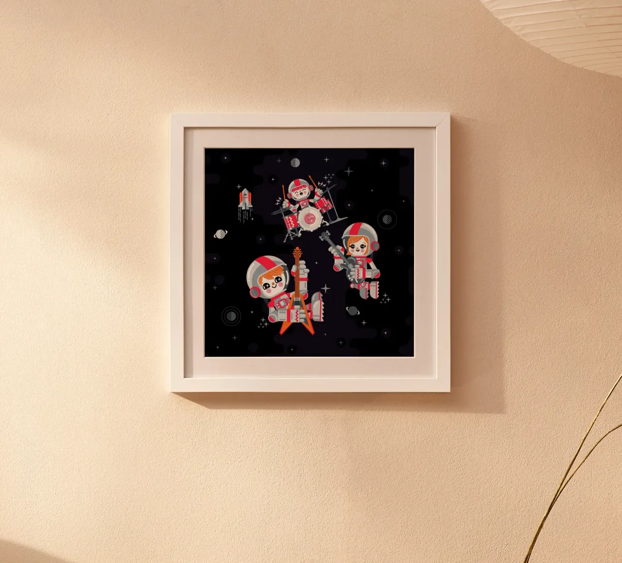 Space Rock poster by Chobopop