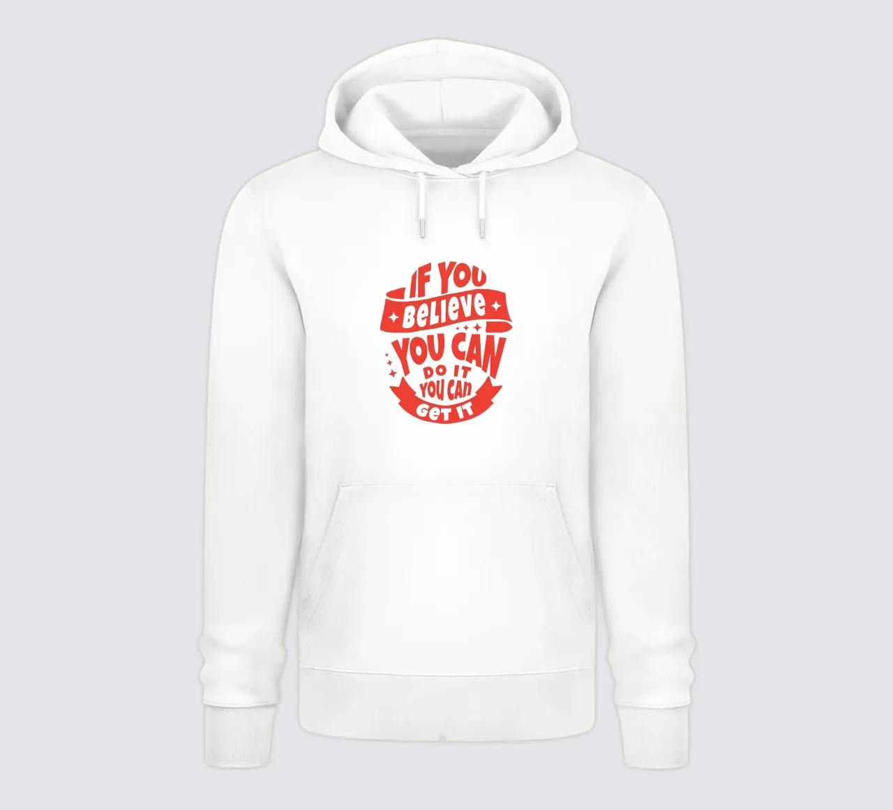 Si crees, puedes hacerlo sudadera con capucha de Gunawan Rb