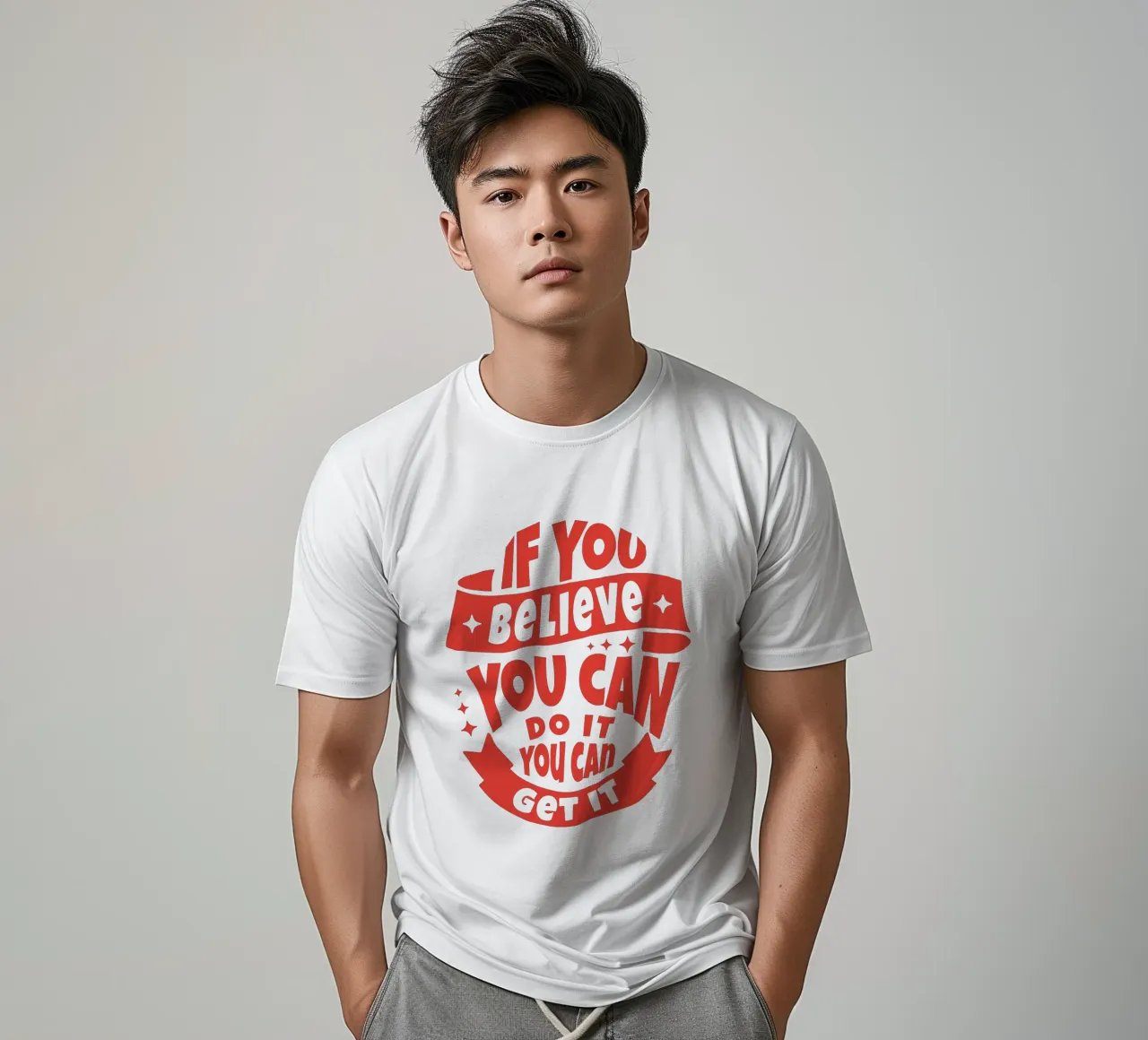 If You Believe , You can do it t-shirt by Gunawan Rb