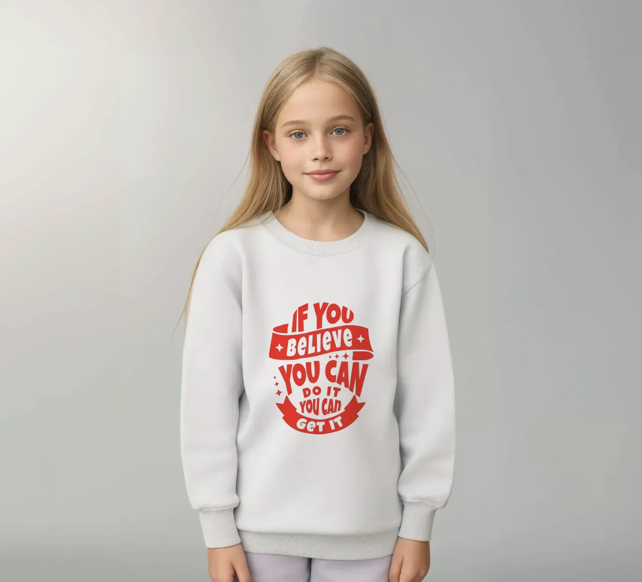 Si crees, puedes hacerlo sudadera para niño de Gunawan Rb