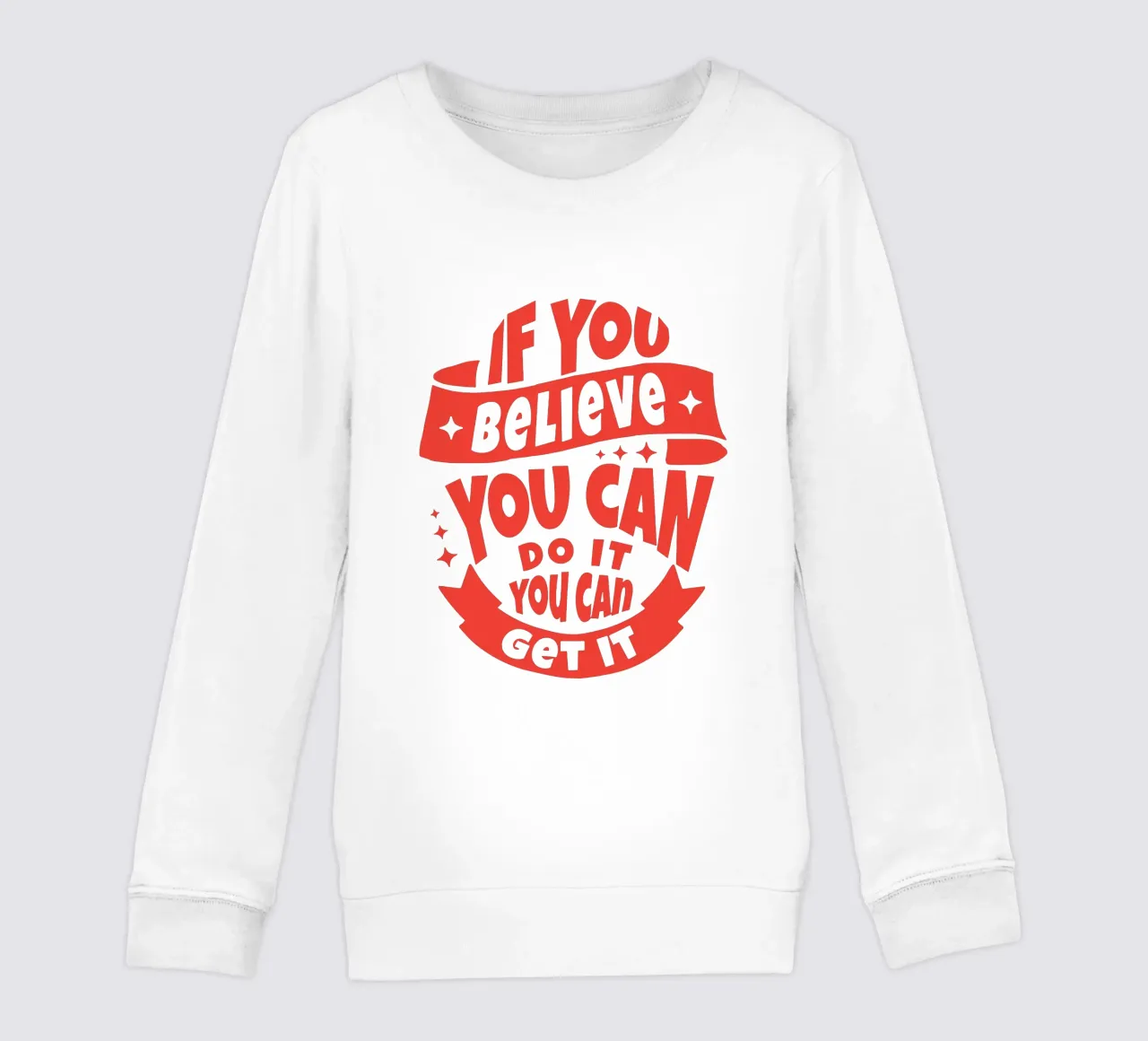 Si crees, puedes hacerlo sudadera para niño de Gunawan Rb