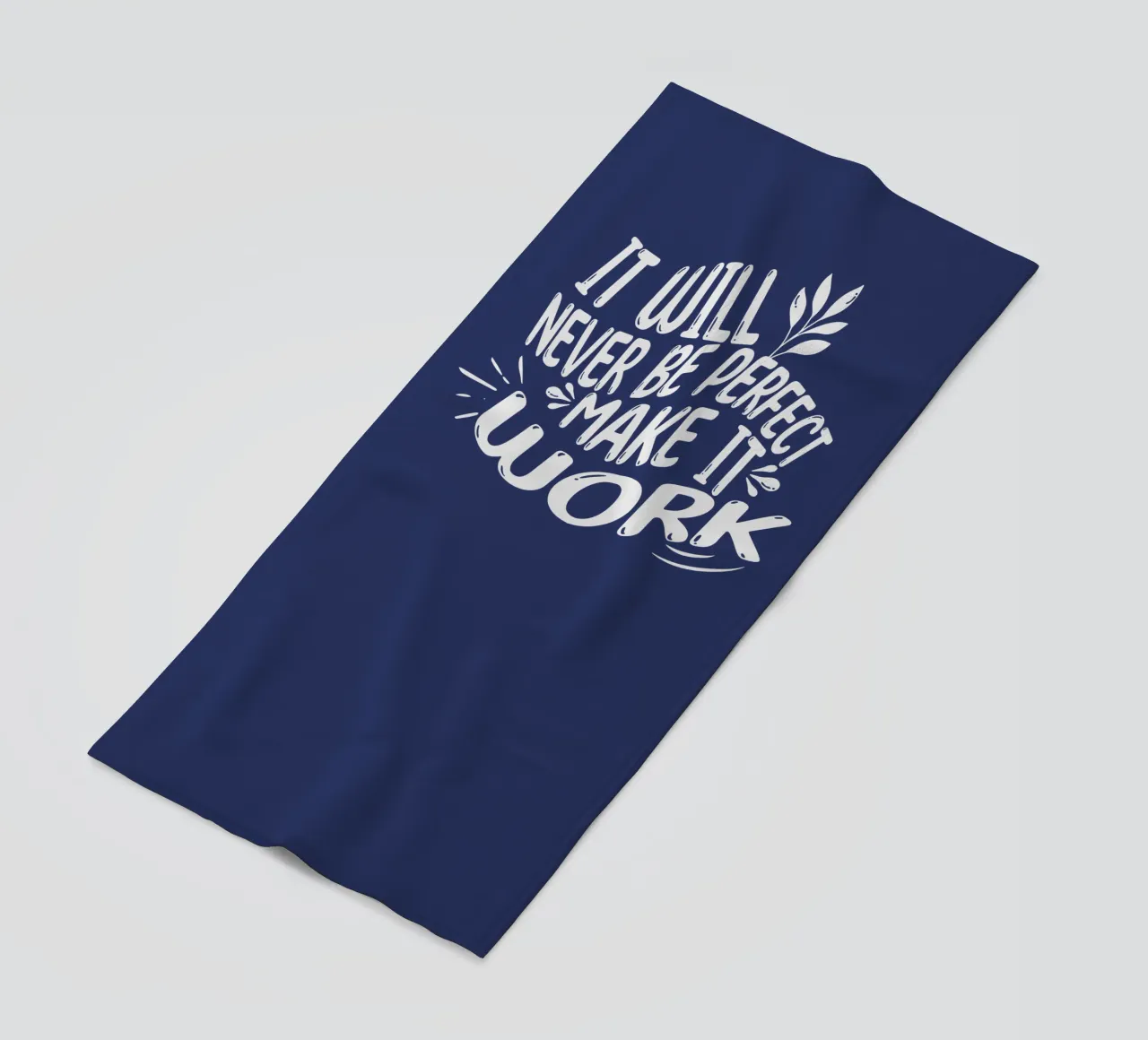 it Will Never be Perfect beach towel by Gunawan Rb