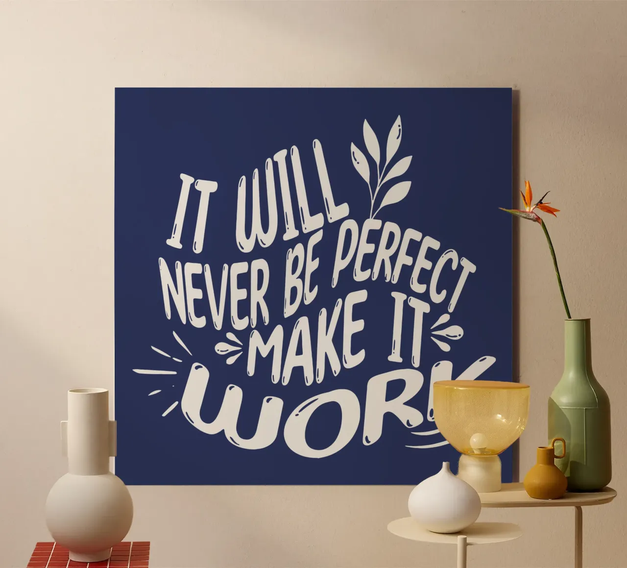 it Will Never be Perfect alu-dibond by Gunawan Rb