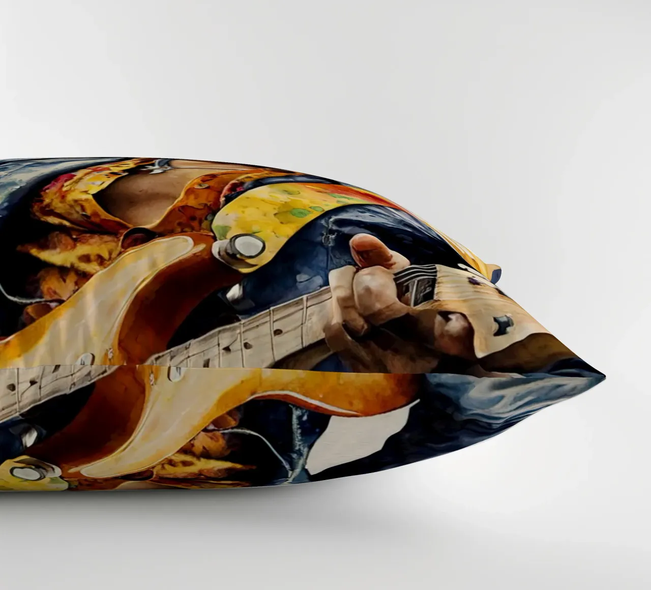 Jimi Hendrix in acquerello cuscino da 🎁 ARTVI-SHOP