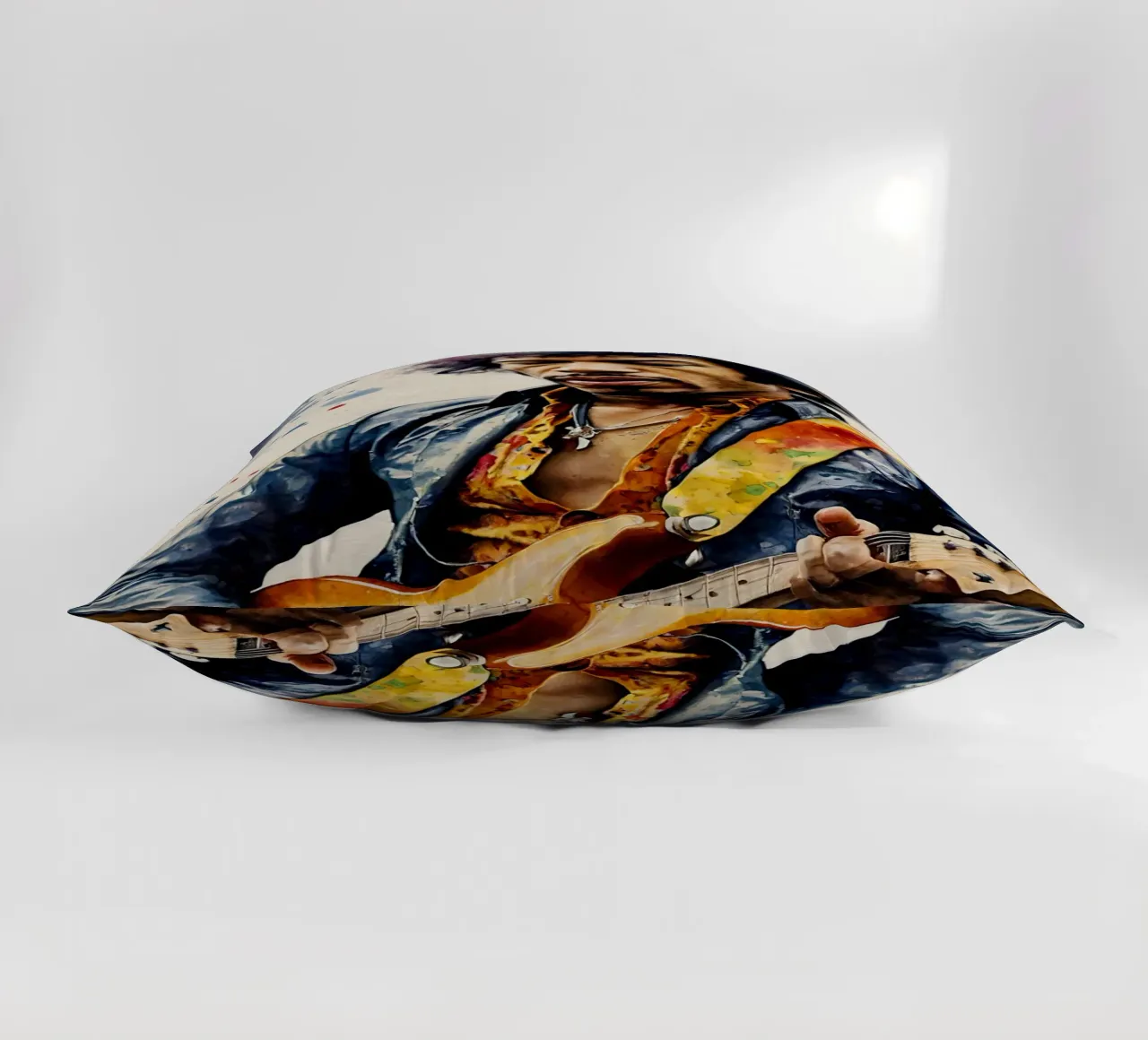 Jimi Hendrix in acquerello cuscino da 🎁 ARTVI-SHOP