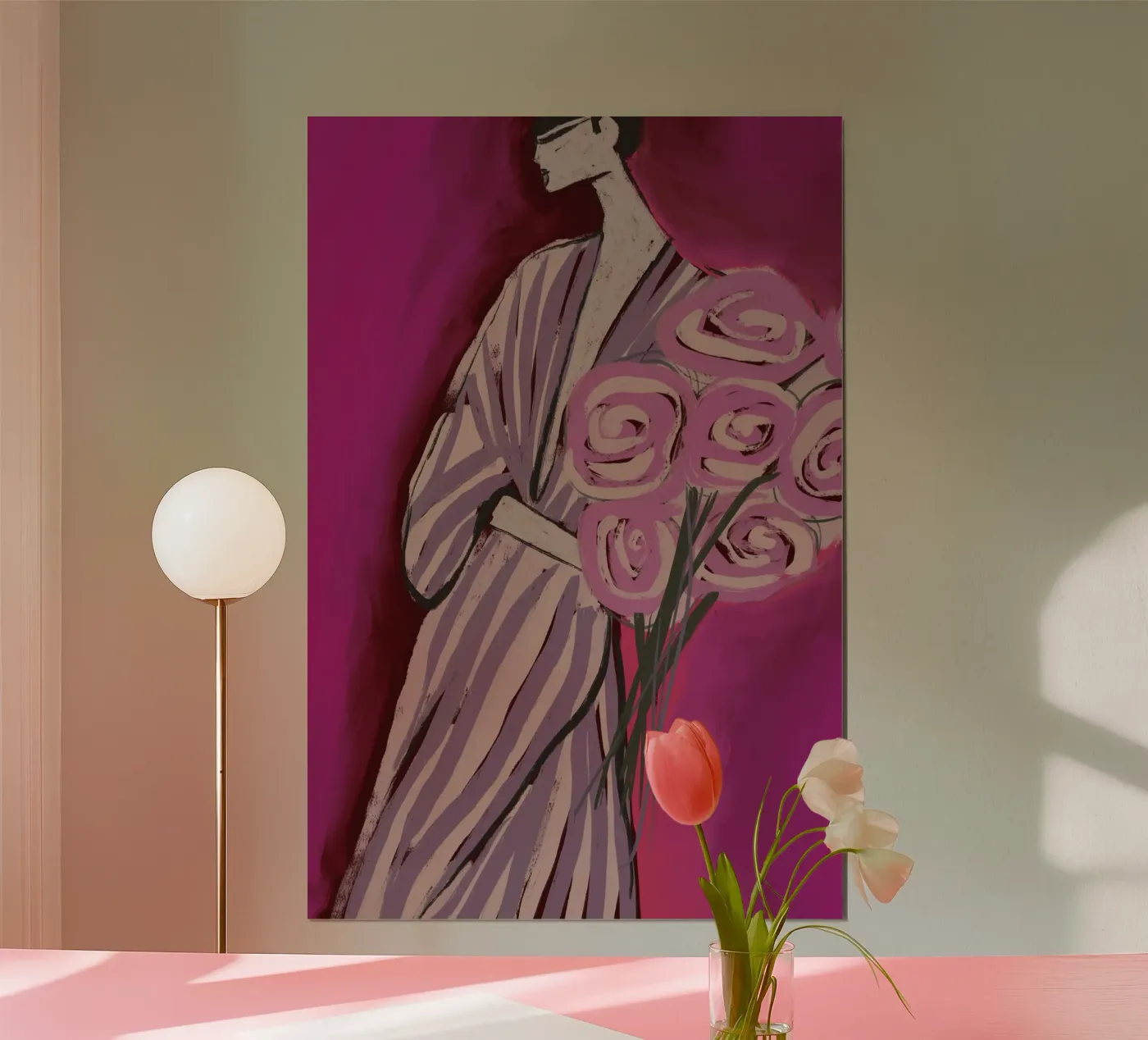 Pink Fire poster da treechild
