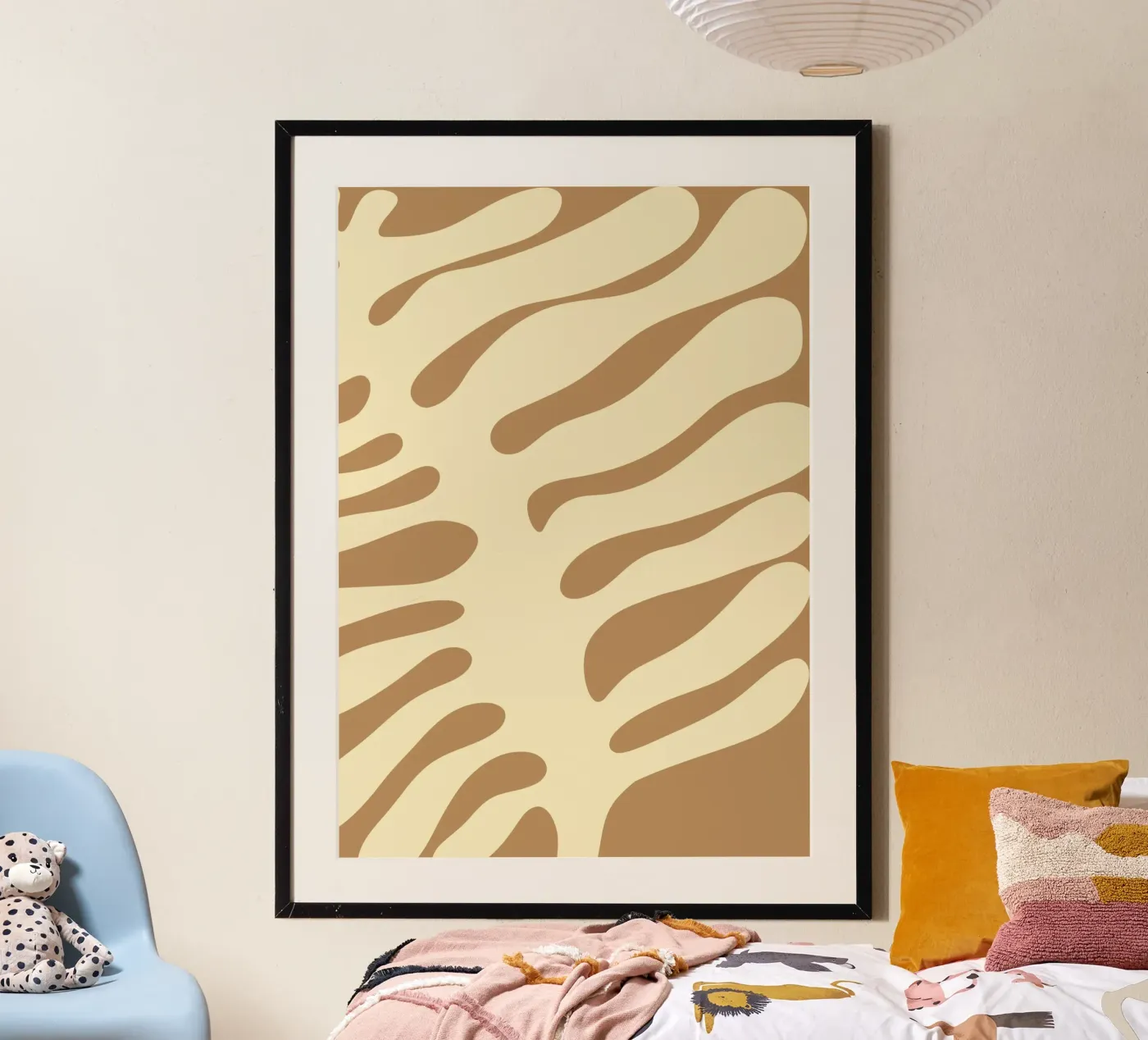 Sand Waves Poster von No Straight Lines