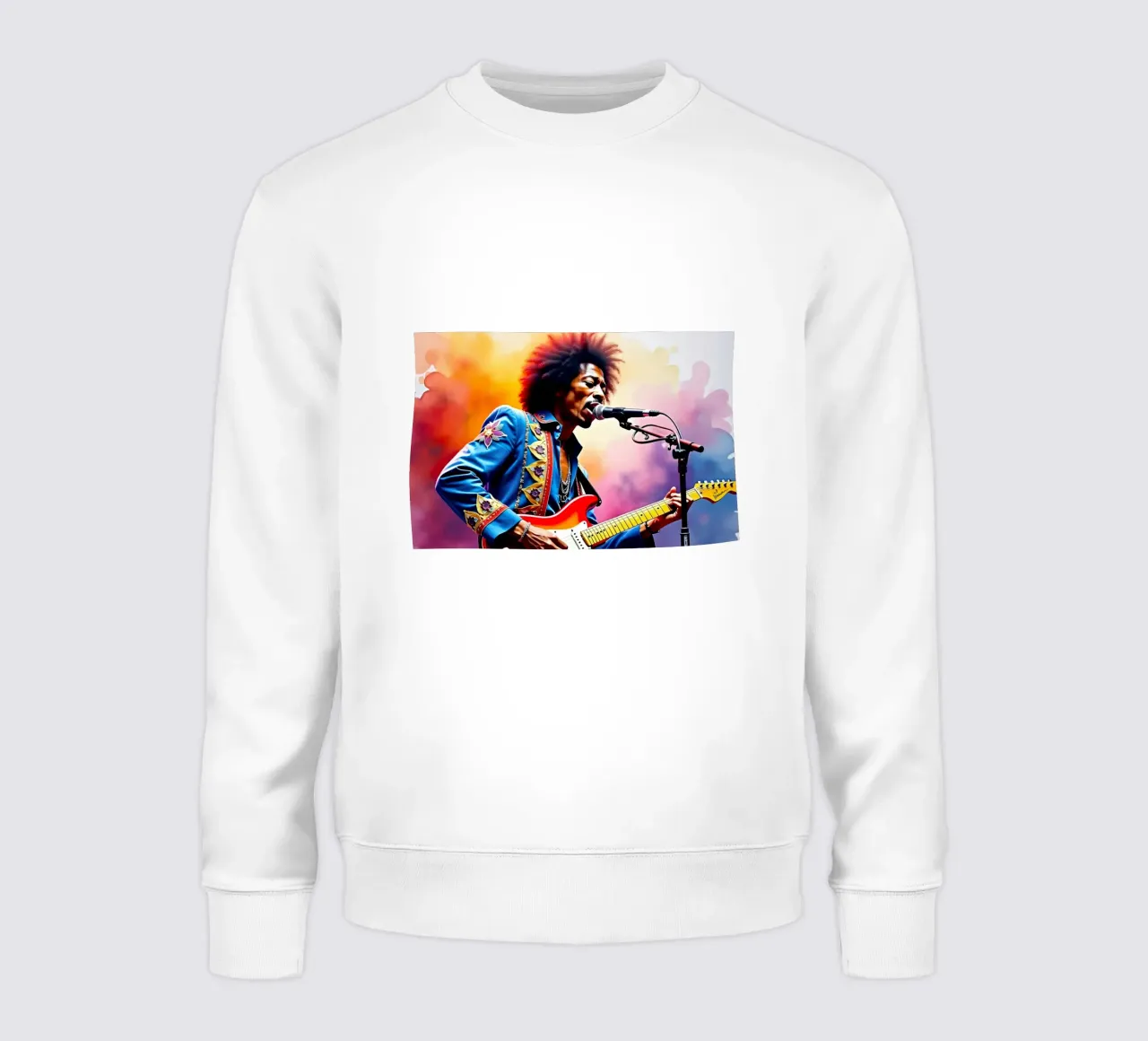 Jimi Hendrix in acquerello felpa da ARTVI-SHOP