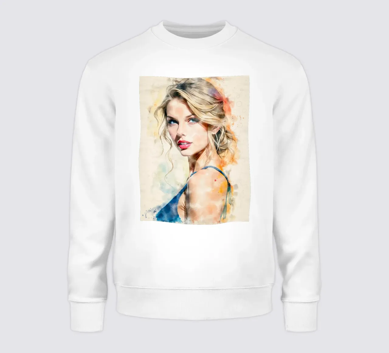 taylor swift in acquerello felpa da ARTVI-SHOP