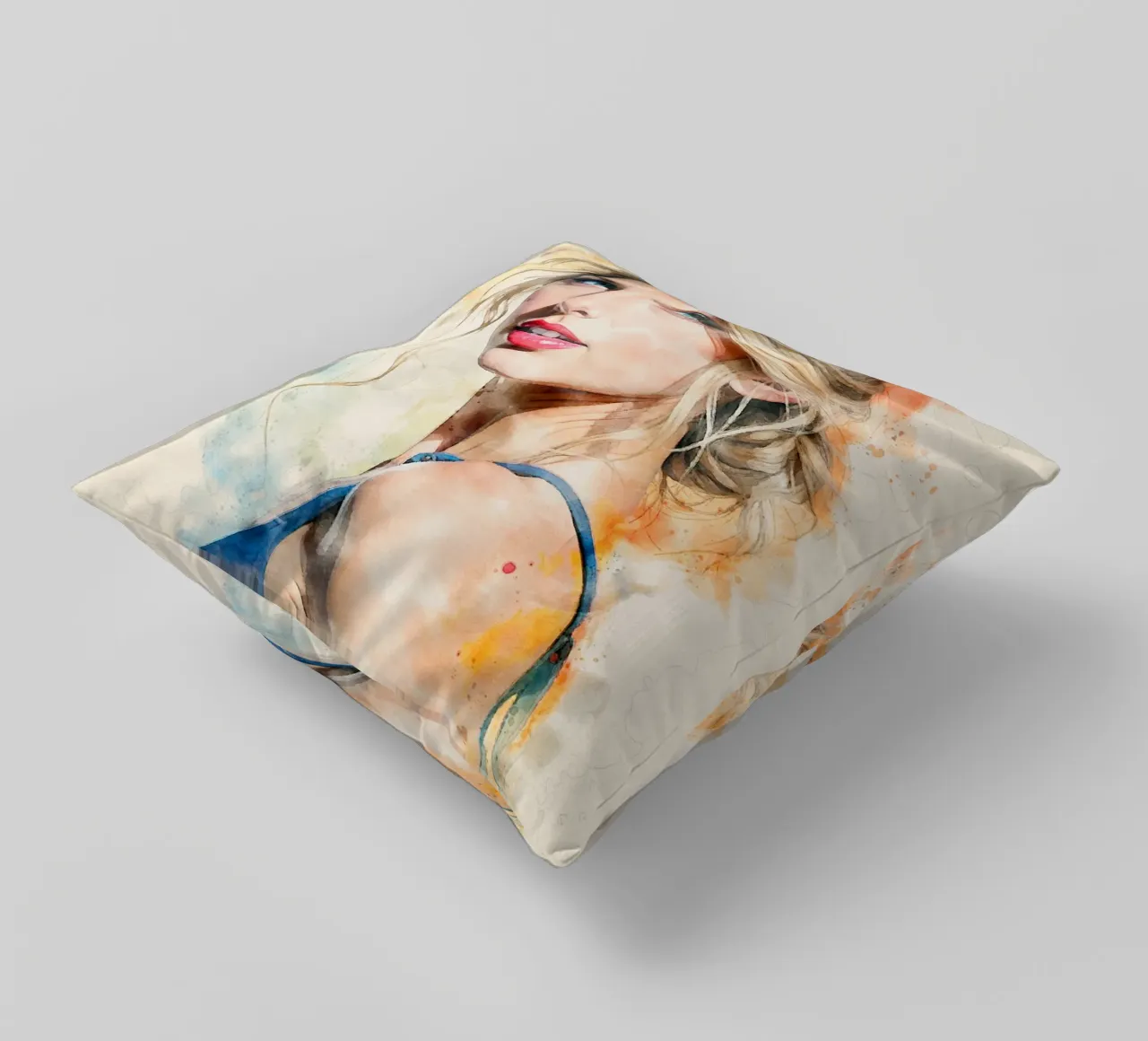 taylor swift in acquerello cuscino da 🎁 NOBELART