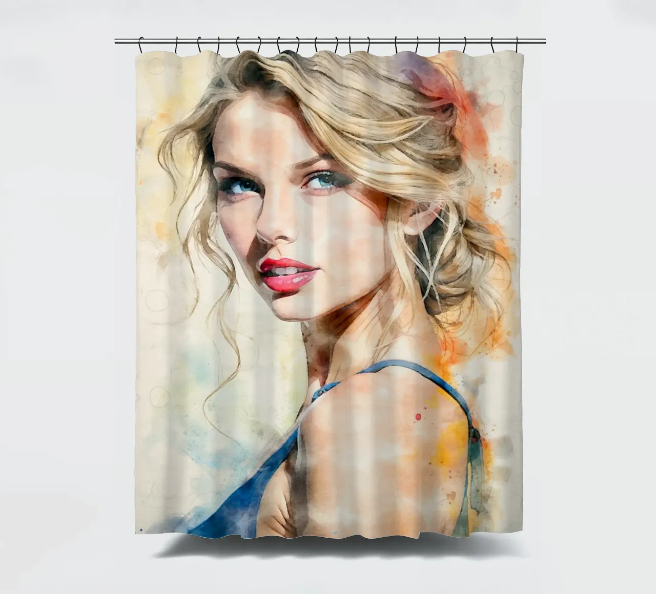 taylor swift in acquerello tenda da doccia da ARTVI-SHOP