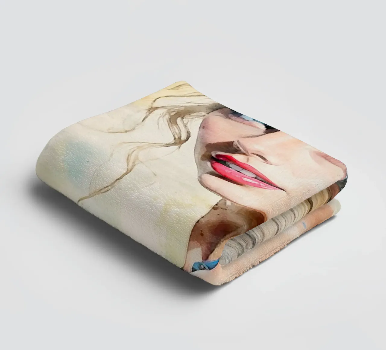 taylor swift in acquerello asciugamano da bagno da ARTVI-SHOP