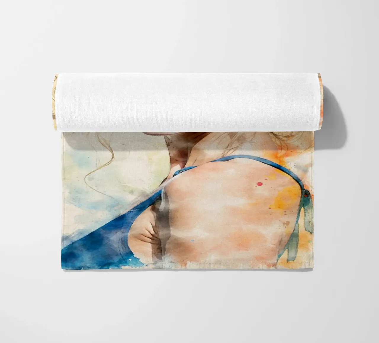 taylor swift in acquerello telo mare da 🎁 NOBELART