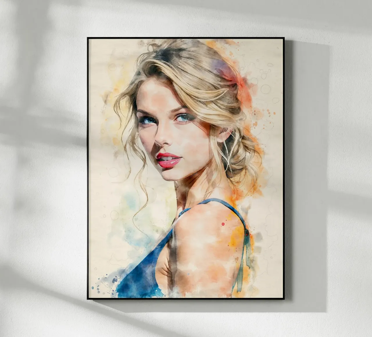 taylor swift in acquerello plexiglass da 🎁 NOBELART