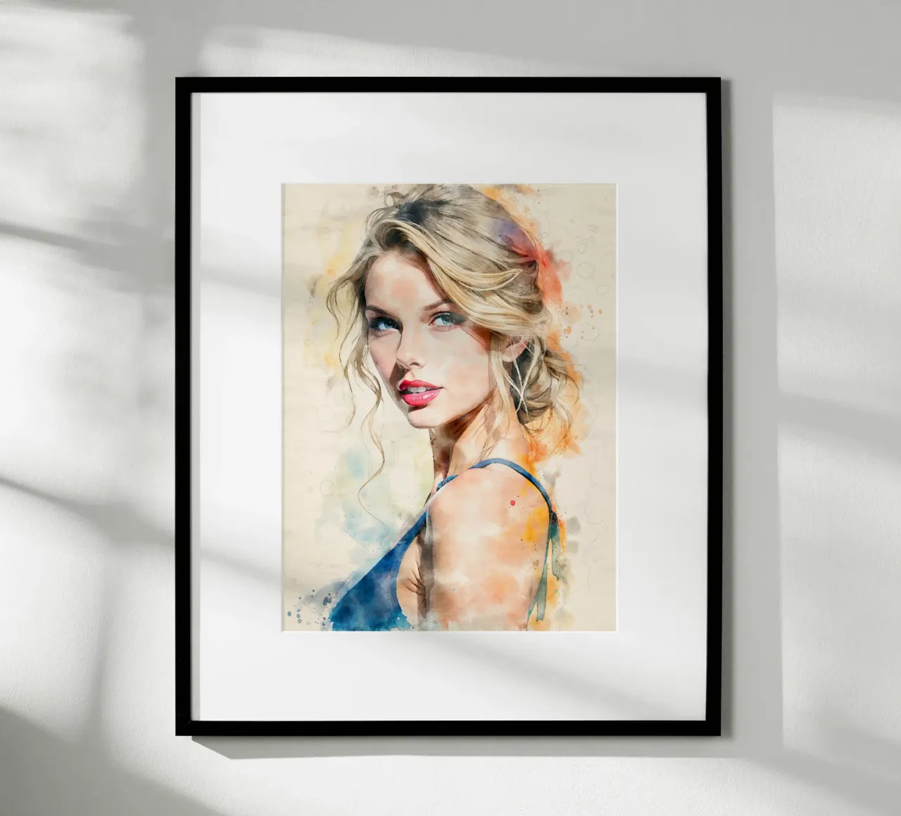 taylor swift in acquerello carta hahnemühle da ARTVI-SHOP