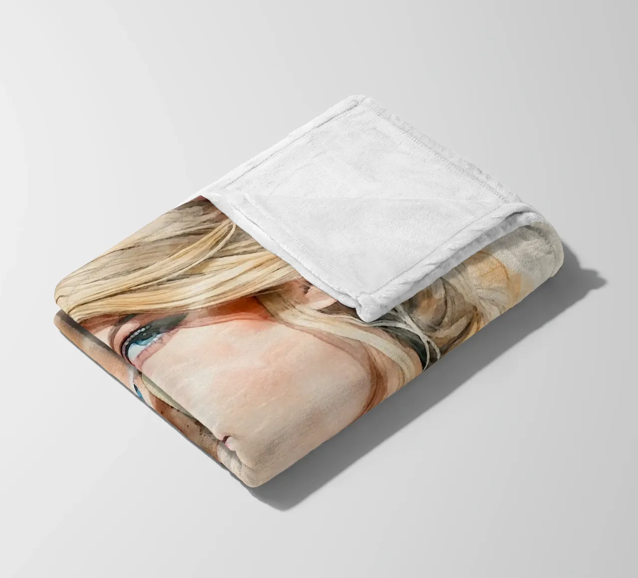 taylor swift in acquerello coperta in pile da ARTVI-SHOP