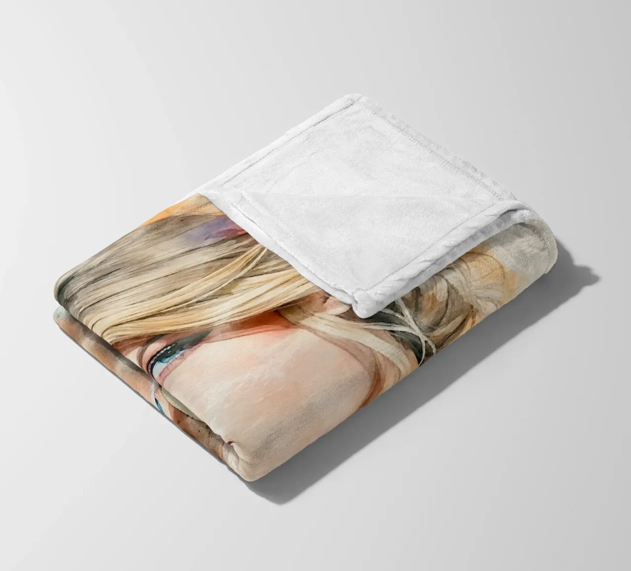 taylor swift in acquerello coperta in pile da ARTVI-SHOP