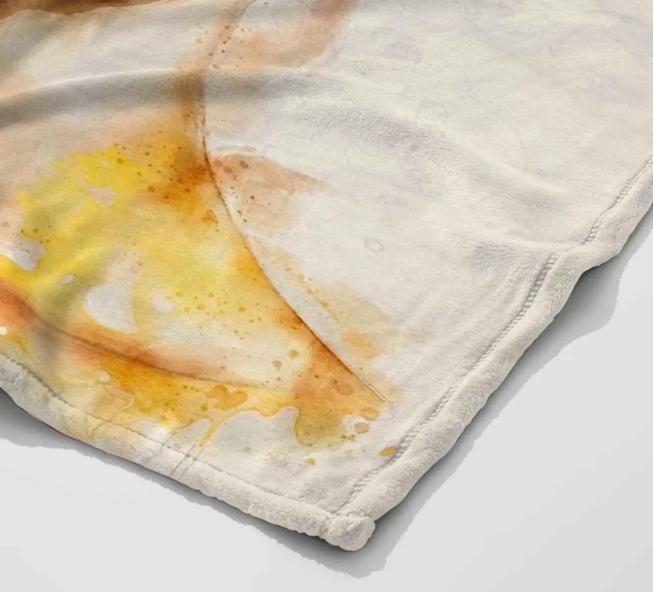 Miley Cyrus in acquerello coperta in pile da ARTVI-SHOP