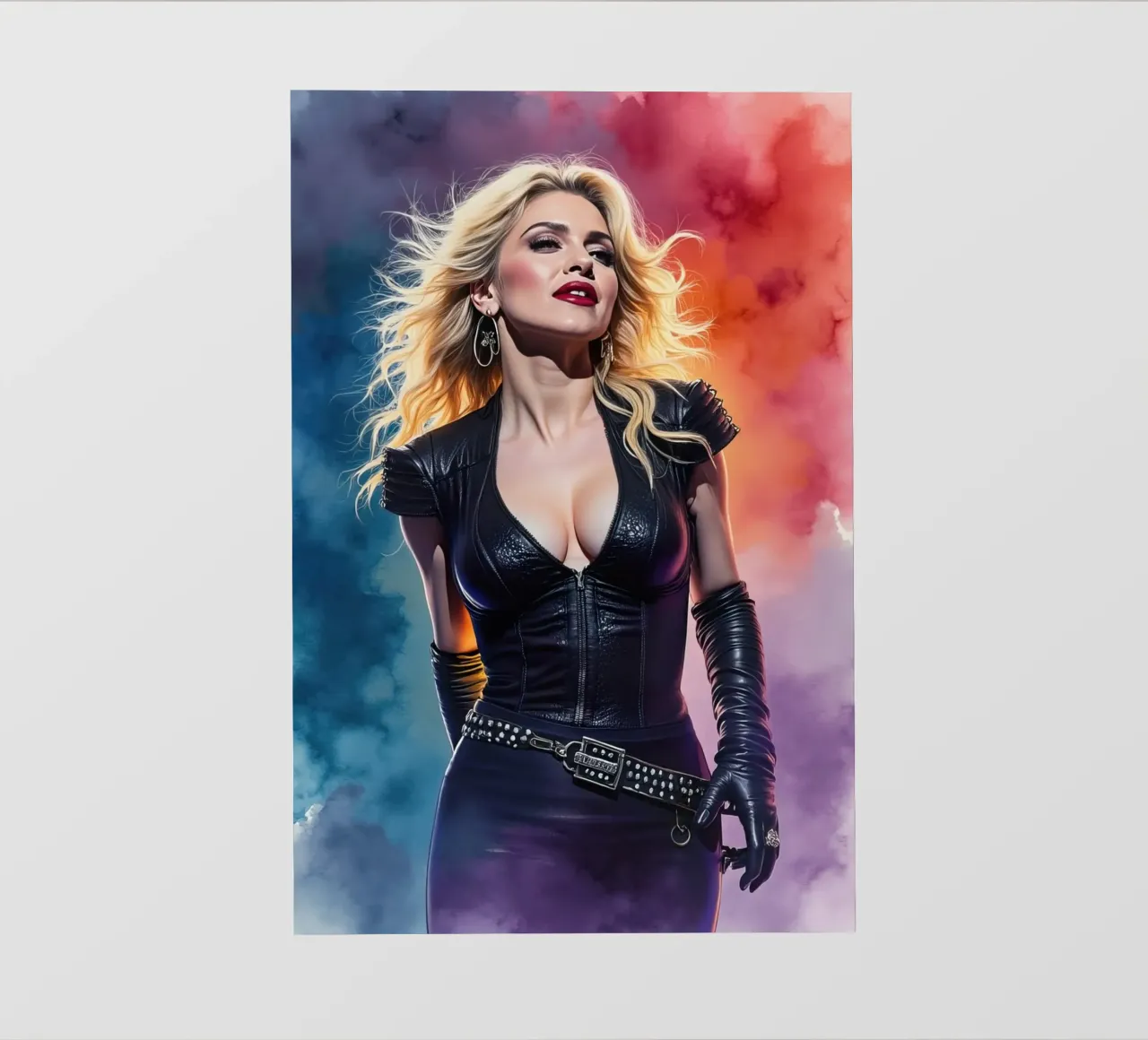 madonna in acquerello pellicola backlit da 🎁 ARTVI-SHOP