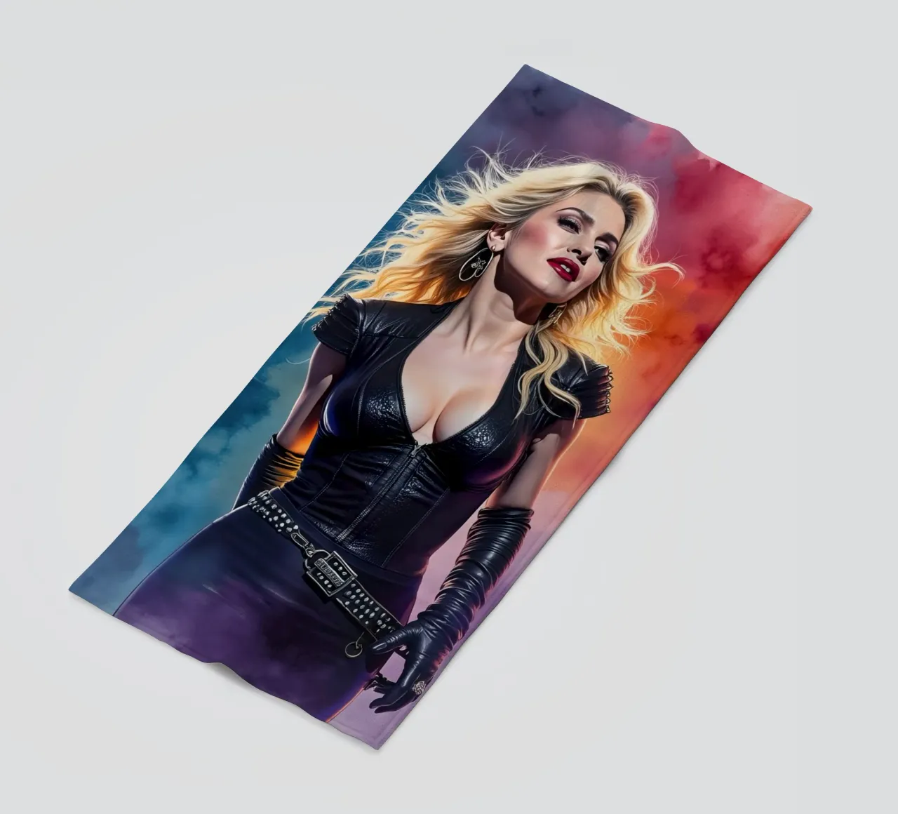 madonna in acquerello telo mare da 🎁 ARTVI-SHOP