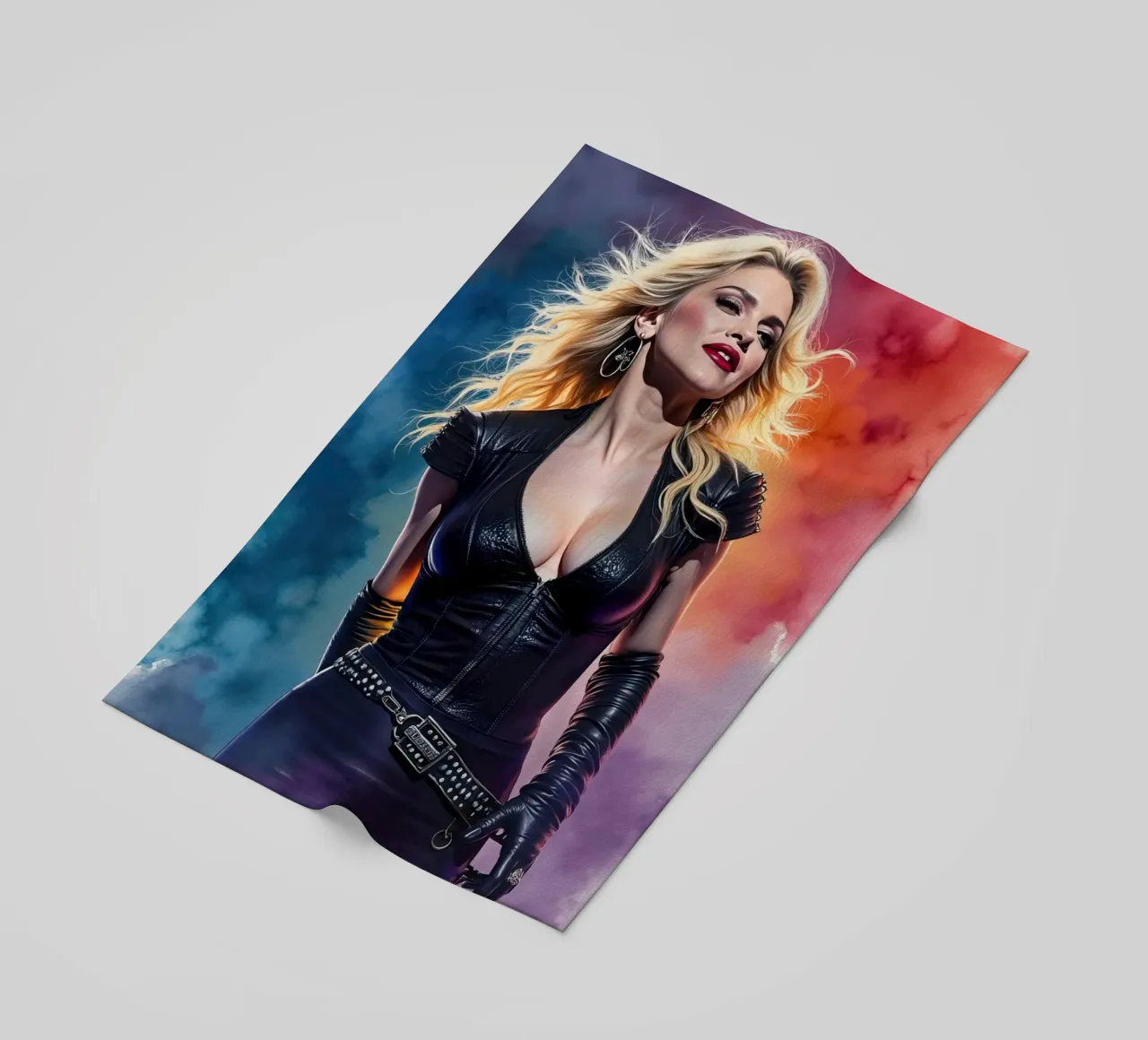 madonna in acquerello telo mare da 🎁 ARTVI-SHOP