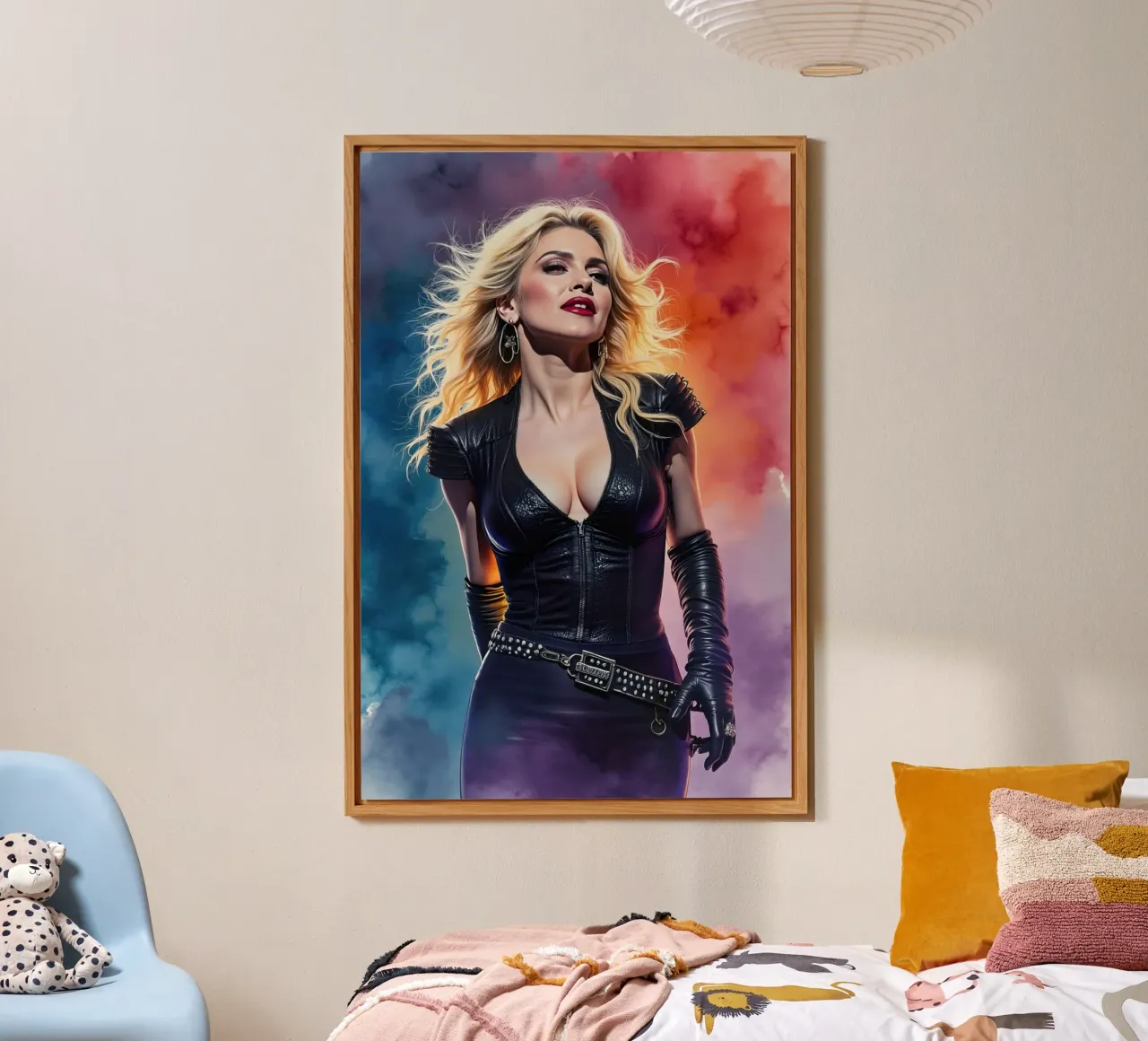 madonna in acquerello alluminio dibond da 🎁 ARTVI-SHOP