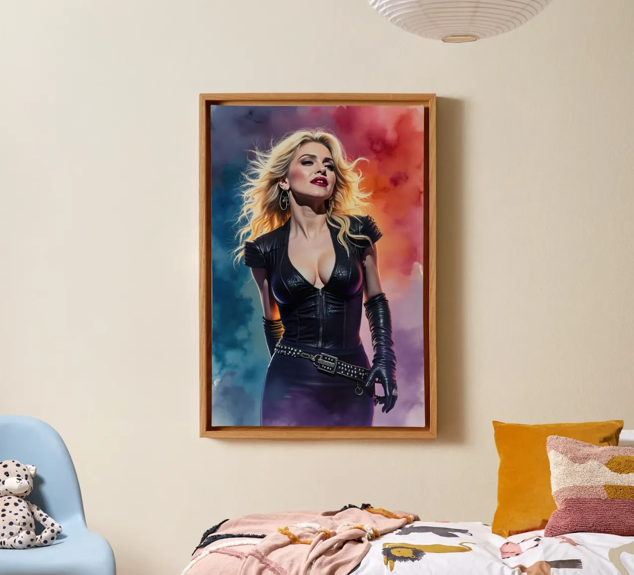 madonna in watercolor canvas by 🎁 ARTVI-SHOP