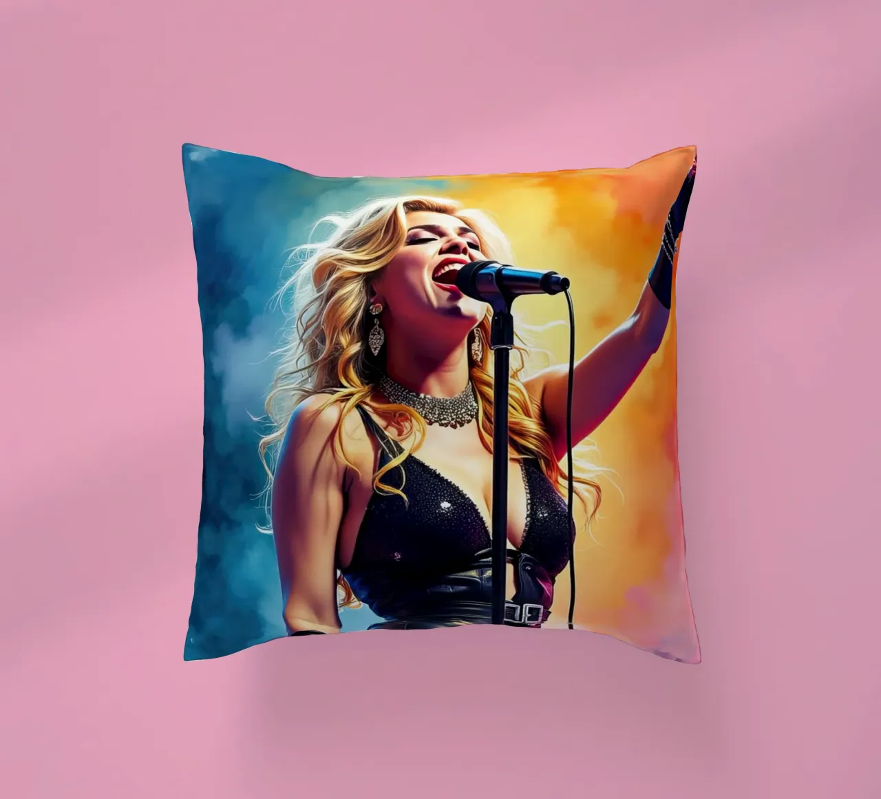 madonna in acquerello cuscino da 🎁 ARTVI-SHOP