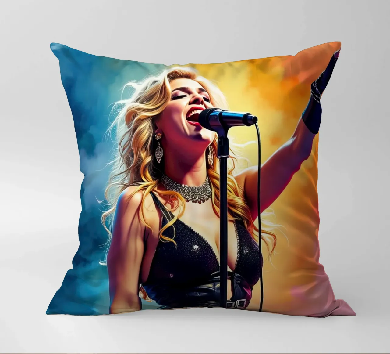 madonna in acquerello cuscino da 🎁 ARTVI-SHOP
