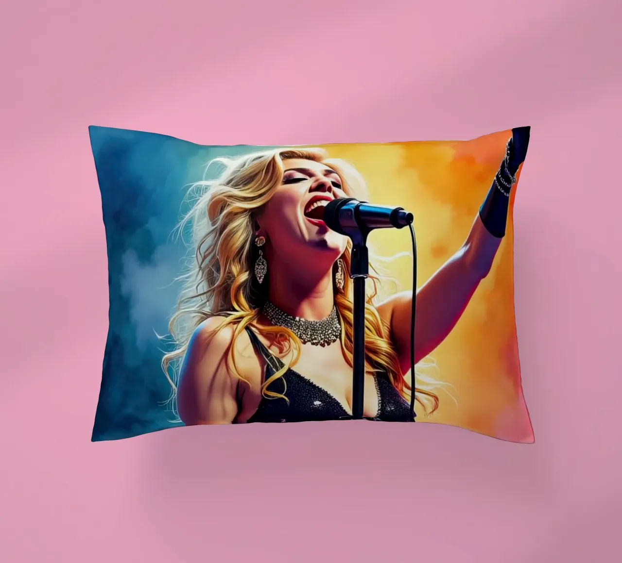 madonna in acquerello cuscino da 🎁 ARTVI-SHOP