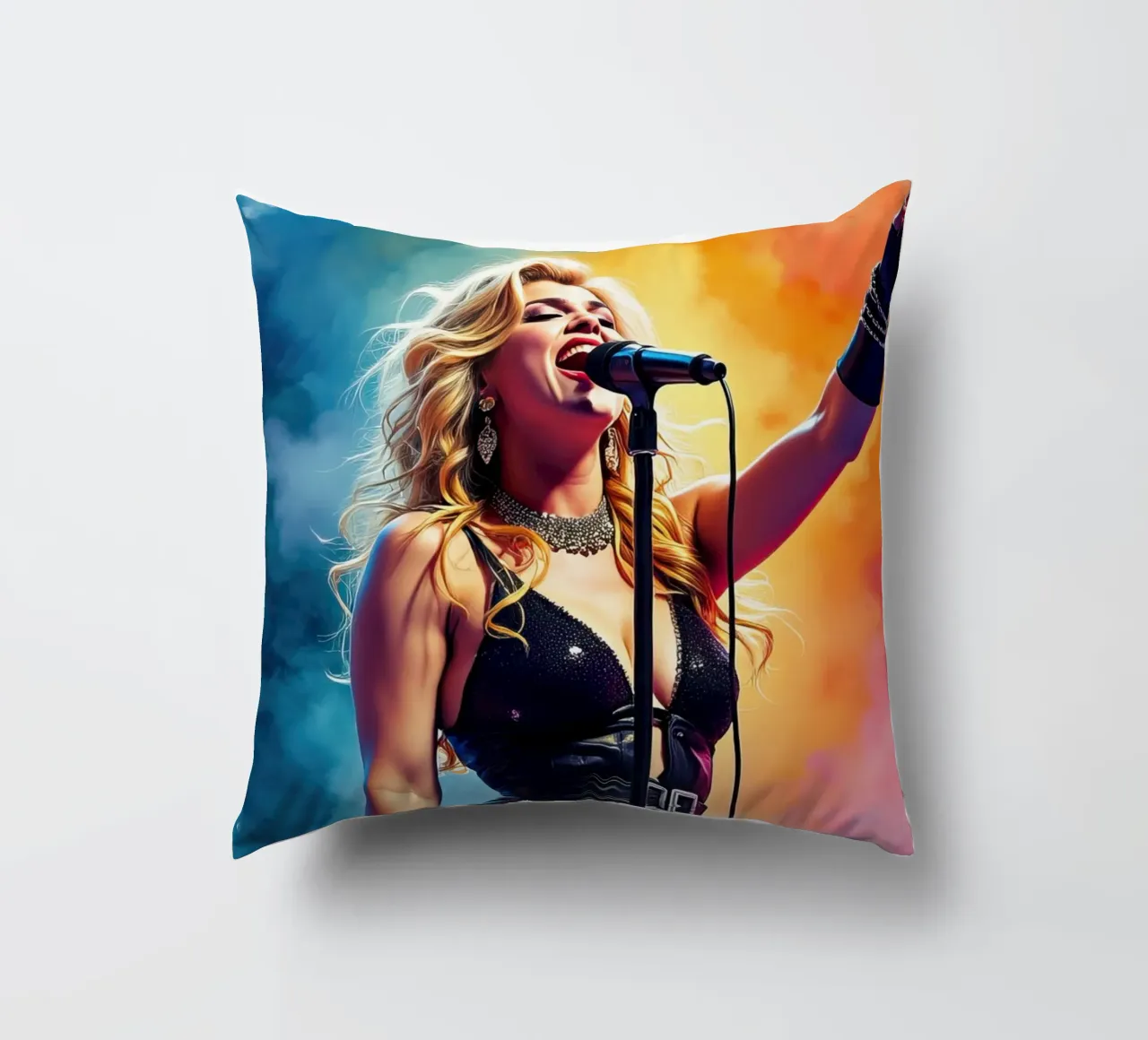 madonna in acquerello cuscino da 🎁 ARTVI-SHOP