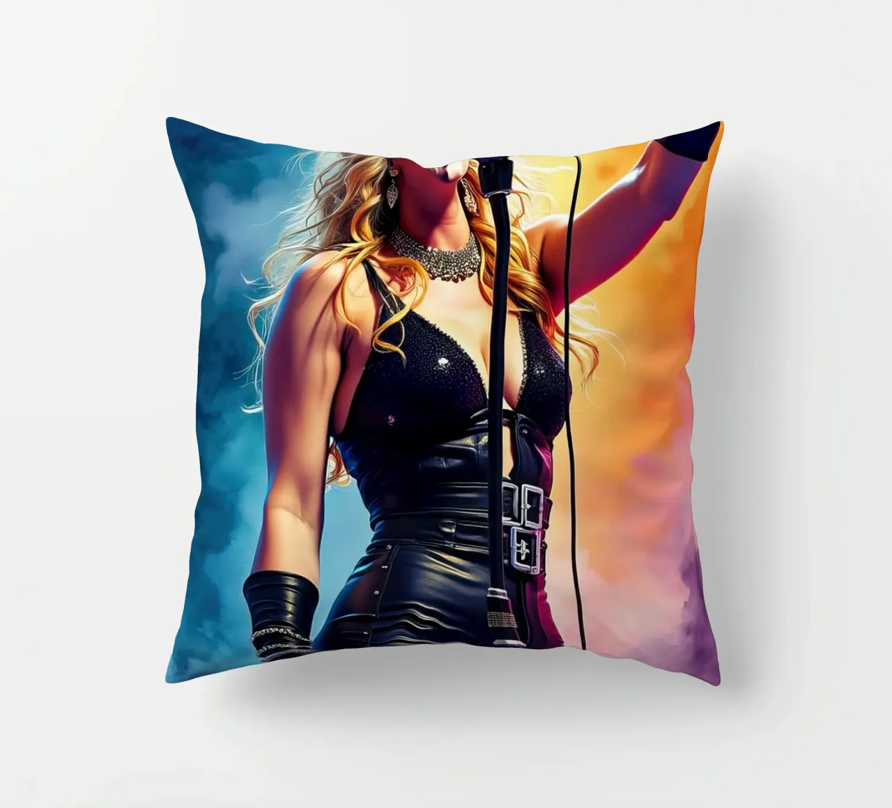 madonna in acquerello cuscino da 🎁 ARTVI-SHOP