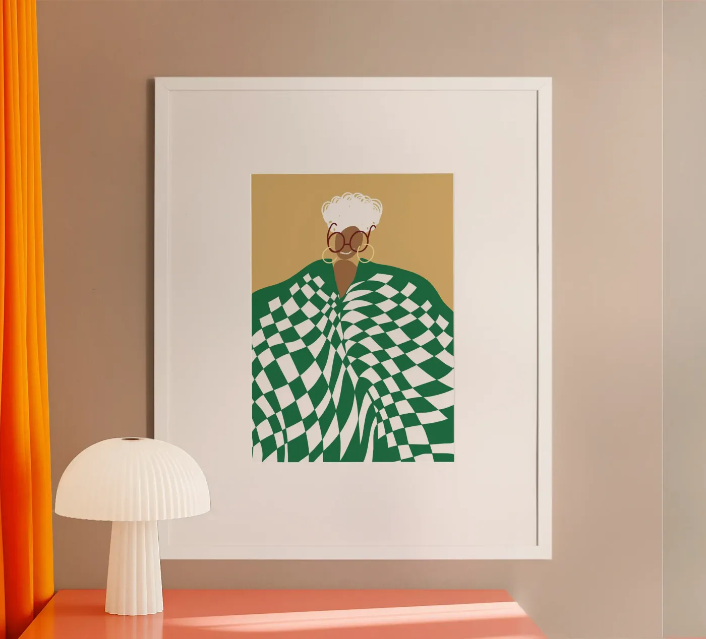Dancing Through the Checkers poster da Main Character Energy